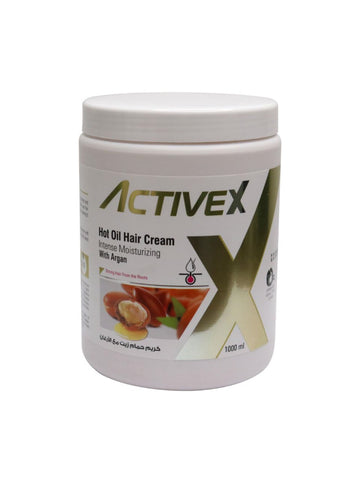 ActiveX Hot Oil Hair Cream 1000 Ml - Argan | Nourishing and Smoothing